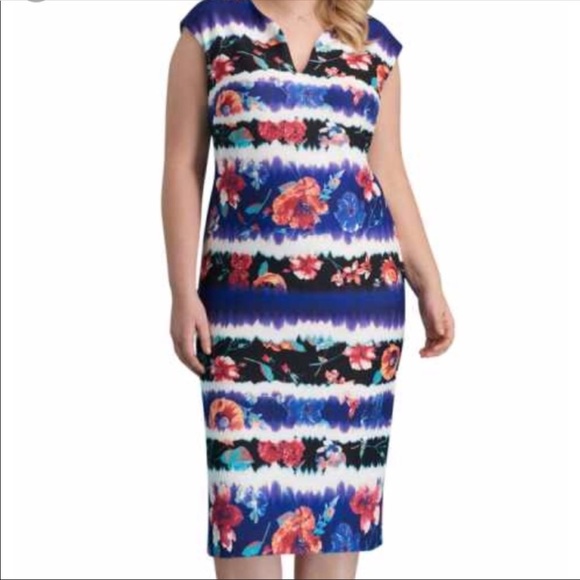 Floral sheath dress. New with tags - Picture 1 of 3